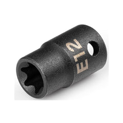 Specialty Sockets; Socket Type: External Star; Type: External Star Socket; Drive Size: 3/8 in; Socket Size: E12; Finish: Manganese Phosphate