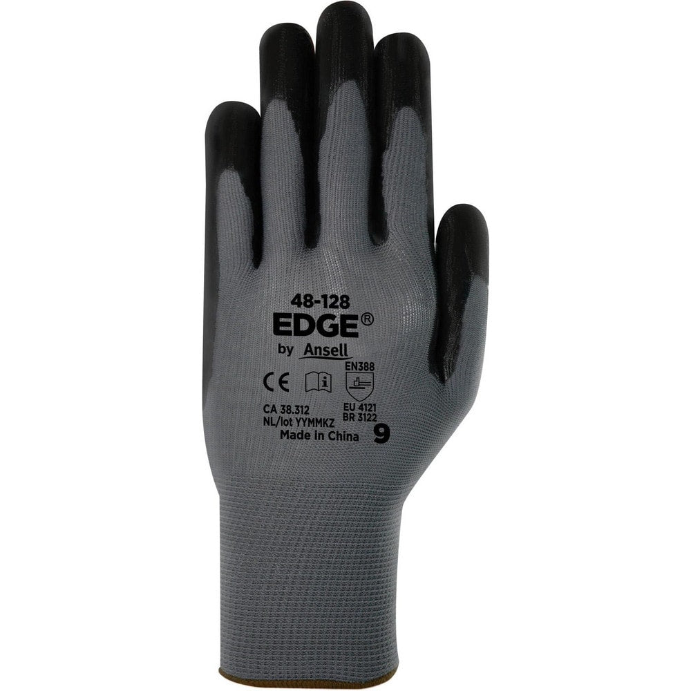 General Purpose Gloves: Edge 48-128, Size X-Small, Nitrile-Coated Polyester