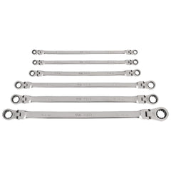 Ratchet Set: 6 Pc, Inch