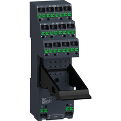 Relay Sockets; Socket Shape: Flat; Contact Form: 4CO; Terminal Type: Plug-in; Contact Amperage: 12 A, 6 A; Number Of Tiers: 0.000; Number Of Circuits Controlled: 4; Number Of Terminals: 1.000; For Switching Current: 6 A