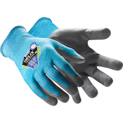 Cut, Puncture & Abrasion-Resistant Gloves: Helix Helix, Size Medium, ANSI Cut A4, ANSI Puncture 2, Nitrile, HPPE Blend