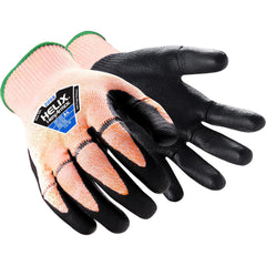 Cut, Puncture & Abrasion-Resistant Gloves: Helix Helix, Size Medium, ANSI Cut A4, ANSI Puncture 4, Polyurethane, HPPE Blend