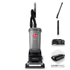 Upright Vacuum Cleaners; Power Source: Battery; Filtration Type: HEPA; Bag Included: Yes; Collection Capacity: 5.5 qt; Vacuum Collection Type: Disposable Bag; Number of Motors: 2; Maximum Air Flow: 42.02 CFM