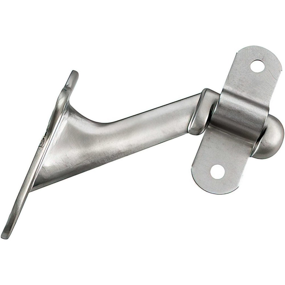 Brackets; Bracket Type: Handrail Bracket; Mount Type: Screw-On; Length (Inch): 2.39 in; Bracket Material: Metal; Load Capacity: 100; Overall Width: 1.25 in; Finish: Nickel