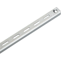 Brackets; Bracket Type: Shelf Standard; Mount Type: Screw-On; Length (Inch): 36 in; Bracket Material: Metal; Overall Width: 0.63 in; Finish: Chrome