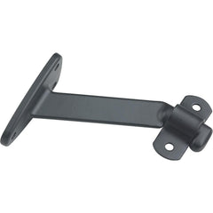 Brackets; Bracket Type: Handrail Bracket; Mount Type: Screw-On; Length (Inch): 4.06 in; Bracket Material: Aluminum; Load Capacity: 176; Overall Width: 1.44 in; Finish: Black