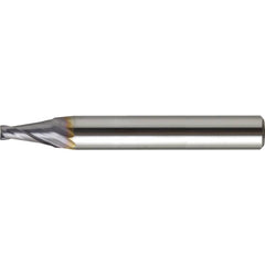 Tapered End Mill: 3 deg Angle per Side, 0.80 mm Small Dia, 3.00 mm LOC, 4 Flute, Square End