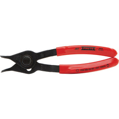 Retaining Ring Pliers; Tool Type: Internal Ring Pliers; Type: Retaining Ring Pliers; Tip Angle: 45.00; Tip Diameter (Decimal Inch): 0.07; Ring Diameter Range (Inch): 0.39 to 0.98 (External); Overall Length (Decimal Inch): 7.3750