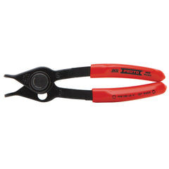 Retaining Ring Pliers; Tool Type: Internal Ring Pliers; Type: Retaining Ring Pliers; Tip Angle: 90.00; Tip Diameter (Decimal Inch): 0.038; Ring Diameter Range (Inch): 0.39 to 0.98 (External); Overall Length (Decimal Inch): 5.7500