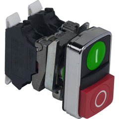 Pushbutton Switches; Mounting Hole Diameter (mm): 22.00; Switch Type: Push-Button Switches with Contact Blocks; Terminal Type: Screw Clamp; Amperage: 10; Voltage: 600V; Operator Illumination: Non-Illuminated