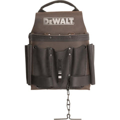 Tool Pouches & Holsters; Holder Type: Tool Pouch; Tool Type: Hammer, Wrench, Tapes, ScrewDriver; Closure Type: No Closure; Material: Leather; Color: Brown; Hand: Neutral; Belt Included: No