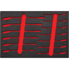 Tool Box Case & Cabinet Inserts; Type: Foam Insert; For Use With: JSCVM-13S; Material Family: Polyethylene; Width (Inch): 16; Depth (Inch): 11; Height (Inch): 1-1/4; Color: Black/Red; Material: Polyethylene