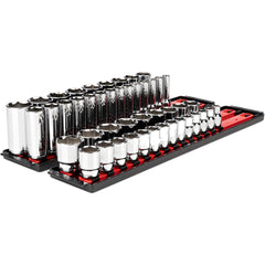 Deep Standard Socket Set Socket Set: 46 Pc, 10 to 32" Socket