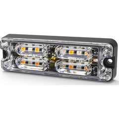 Emergency Light Assemblies; Light Assembly Type: LED Warning Light; Voltage: Multi-Voltage; Mount Type: Permanent, Flush, Surface; Power Source: 12-24V DC; Overall Height: 1.1 in