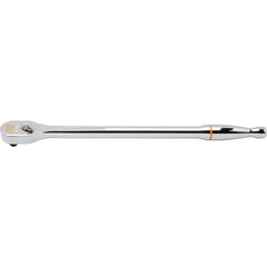 Ratchets; Tool Type: Ratchet; Drive Size: 0.25; Head Shape: Teardrop; Head Features: Reversible; Head Style: Flexible; Material: Alloy Steel; Finish: Polished Chrome; Overall Length (Inch): 9.02