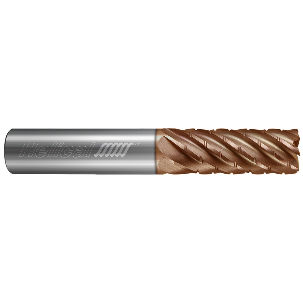 Corner Radius End Mill: 1/2" Dia, 5/8" LOC, 0.50 mm Radius, 7 Flute, Solid Carbide