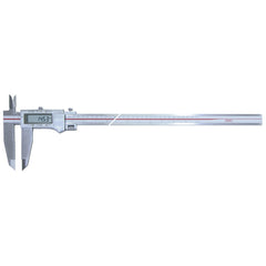 Electronic Caliper: 0 to 24", 0.0005" Resolution, No IP Rating