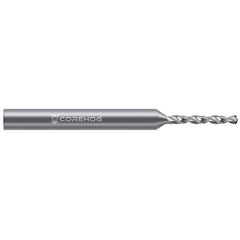 Micro Drill Bit: 0.0400" Dia, 130 deg, Solid Carbide