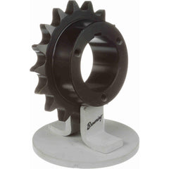 Bushed Roller Chain Sprocket: 17 Teeth, 3/4" Pitch, 1-3/4" Bore Dia, 3" Hub Dia