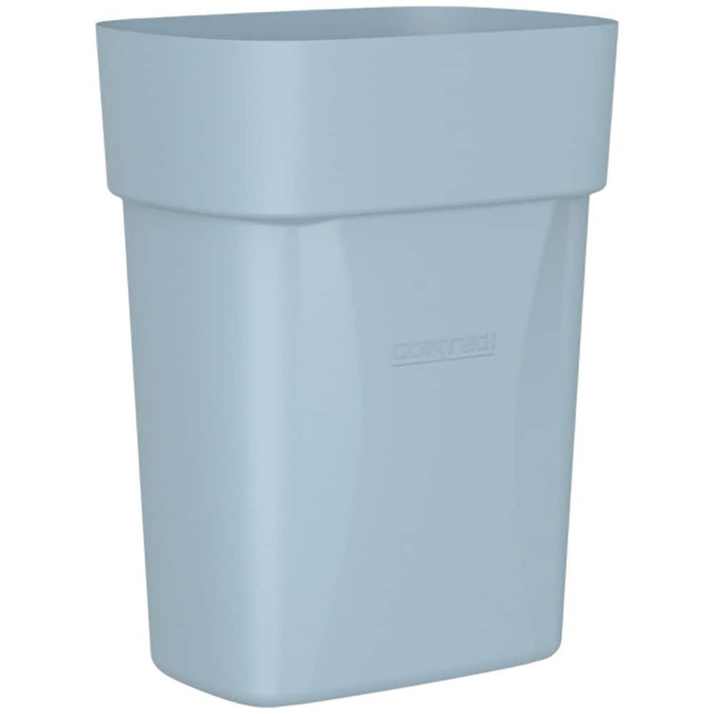 Trash Cans & Recycling Containers; Product Type: Trash Can; Type: Cortech Cobra Trash Can; Container Capacity: 3.5 Gallons; Container Shape: Rectangle; Lid Type: No Lid; Container Material: Polyethylene; Color: Gray; Material: Plastic