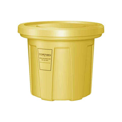 Trash Cans & Recycling Containers; Product Type: Trash Can; Type: Cortech Cobra Trash Can; Container Capacity: 20 Gallons; Container Shape: Round; Lid Type: No Lid; Container Material: Polyethylene; Color: Yellow; Material: Plastic