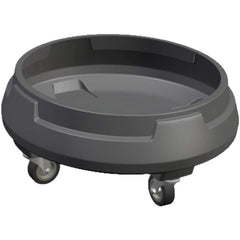 Trash Can Dollies; Product Type: Caster Dolly; Dolly Shape: Rectangle; Compatible Container Capacity: Cortech Cobra 35-55 Gallon Cans; Compatible Container Series: Cortech Cobra; Material: Polyethylene; Load Capacity: 55 gal; Overall Width: 22