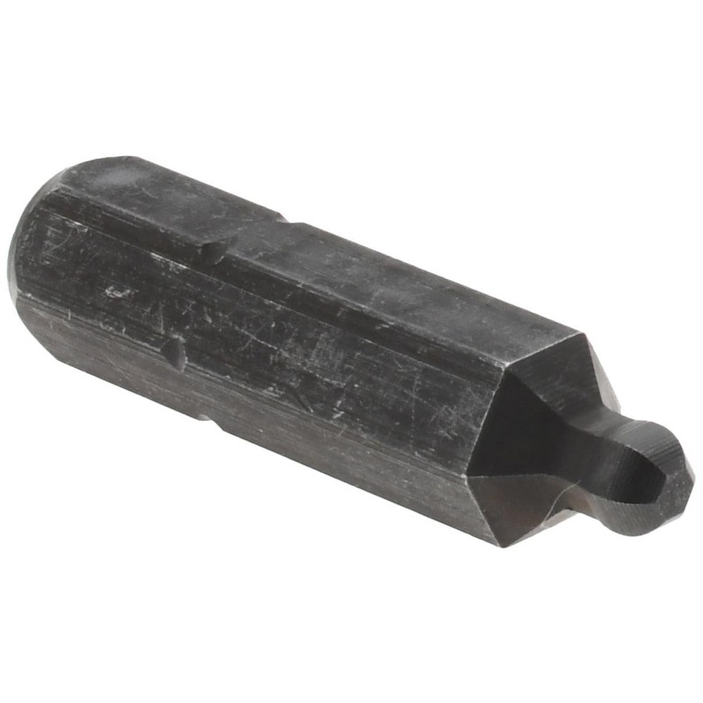 Hex Screwdriver Bits; Type: Ball End Hex Bit; Ball End: Yes; Measurement Type: Metric; Drive Size: 1/4; Hex Size (mm): 4.000