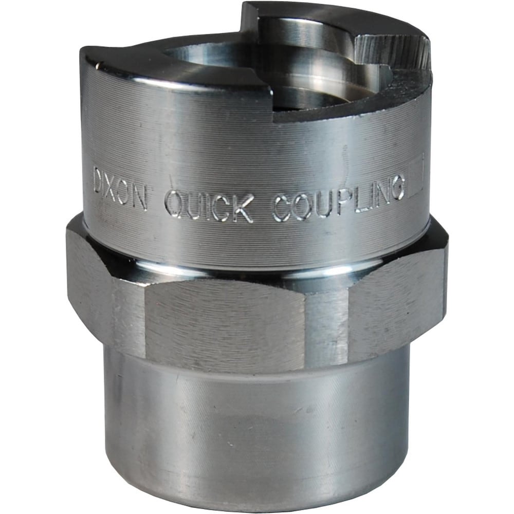 Pneumatic Hose Fittings & Couplings; Type: Coupler; Coupling Type: Coupler; Interchange Type: Bowes; Thread Type: NPTF; Coupler Size: 0.5; Material: 303 Stainless Steel