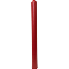 Bollard Caps, Covers & Sleeves; Type: Bollard Cover; Material: Polyethylene; Color: Red; Overall Height: 54; Overall Width: 5; Overall Length: 54.00; Bollard Size Compatibility: 4