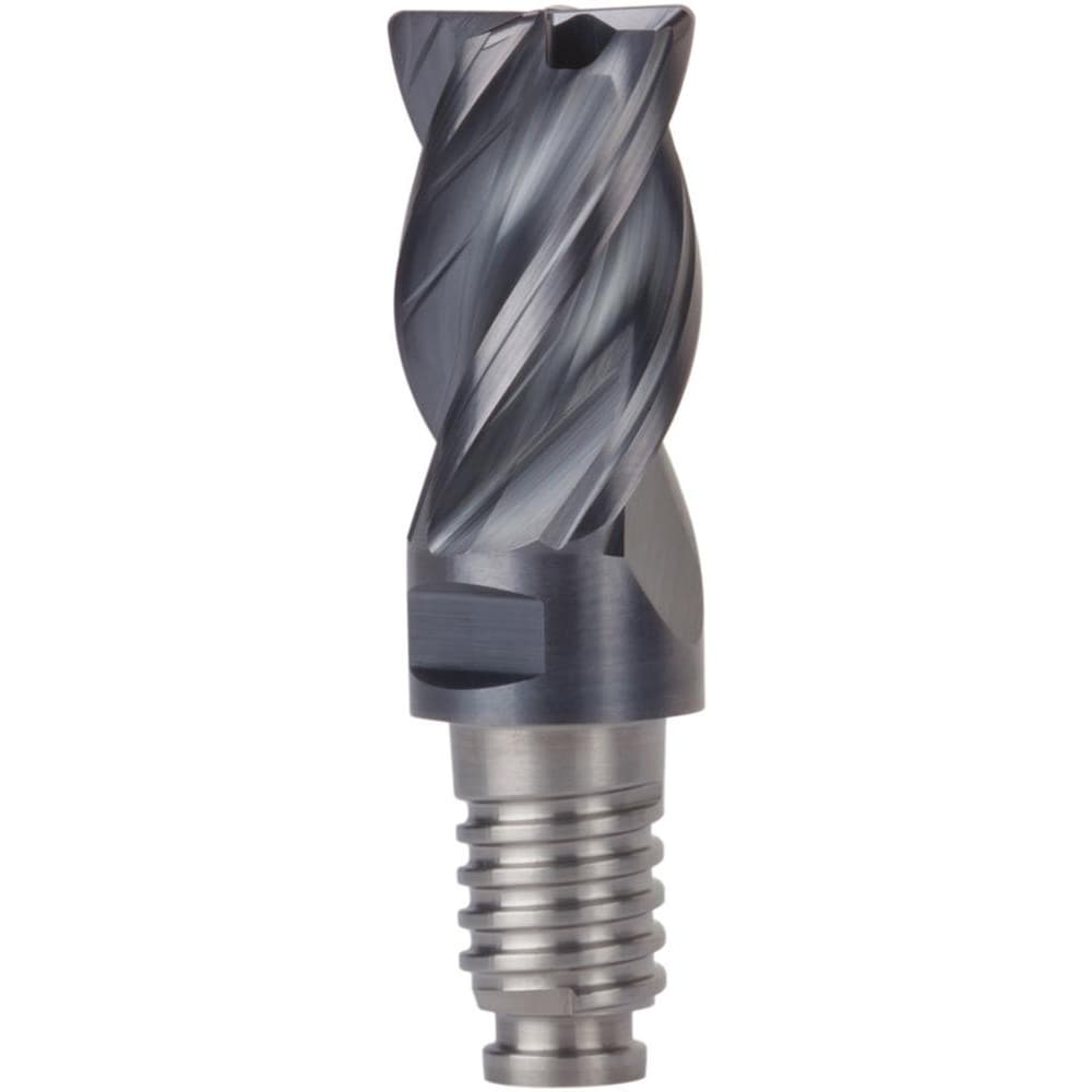 Corner Radius & Corner Chamfer End Mill Heads; Mill Diameter (mm): 25.40; Mill Diameter (Inch): 1; Length of Cut (Inch): 1-1/2; Length of Cut (mm): 38.1000; Number Of Flutes: 4