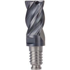 Corner Radius & Corner Chamfer End Mill Heads; Mill Diameter (mm): 9.53; Mill Diameter (Inch): 3/8; Length of Cut (Inch): 9/16; Length of Cut (mm): 14.2900; Number Of Flutes: 4