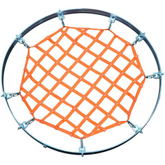 Netting Solutions; Type: Hatch & Confined Safety Net; Width (Feet): 6.00; Mesh Size (Inch): 72; Color: High Vis Orange