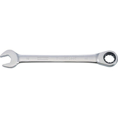 Combination Wrench: 19.00 mm Head Size, 15 deg Offset