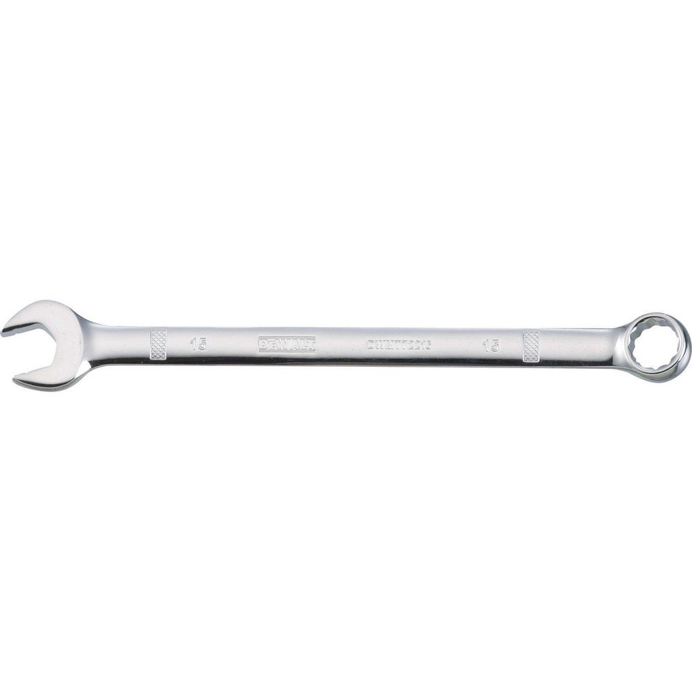 Combination Wrench: 15.00 mm Head Size, 15 deg Offset