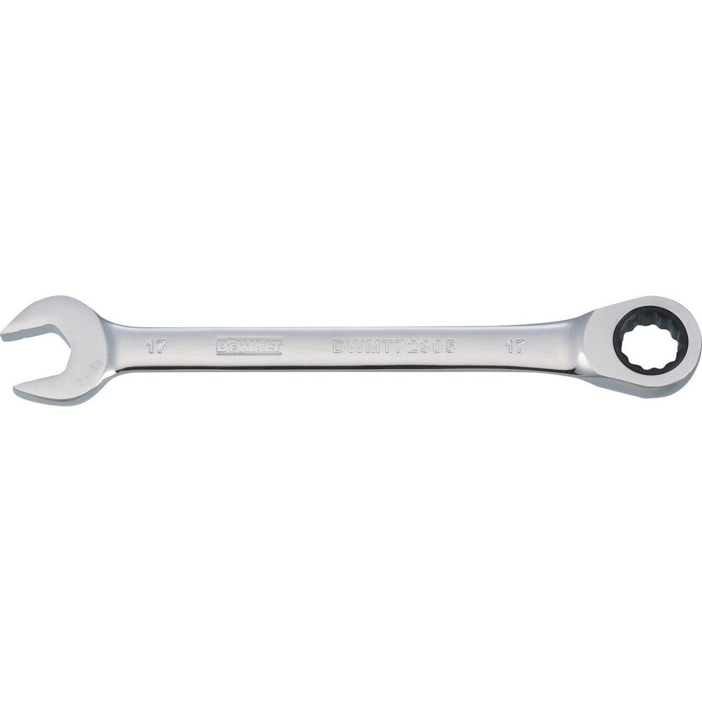 Combination Wrench: 17.00 mm Head Size, 15 deg Offset