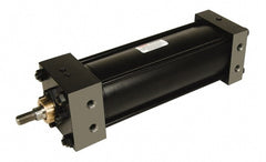 Double Acting Rodless Air Cylinder: 6" Bore, 10" Stroke, 250 psi Max, 3/4 NPTF Port, Side Tapped Mount