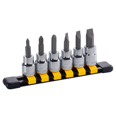 Screwdriver & Drag Link Sockets; Socket Type: Phillips Screwdriver Socket; Drive Size: 0.375 in; Finish: Black Oxide; Insulated: No; Non-sparking: No