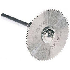 Wet & Dry Cut Saw Blade: 1" Dia, 1/8" Arbor Hole, 68 Teeth