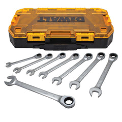 Combination Wrench Set: 8 Pc, Metric