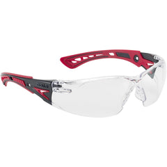 Safety Glasses: Anti-Fog & Anti-Scratch, Polyurethane, Clear Lenses, Wrap Around