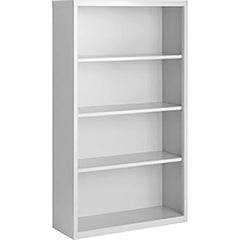 Bookcases; Overall Height: 52; Overall Width: 36; Overall Depth: 18; Material: Steel; Color: Wine Red; Shelf Weight Capacity: 160