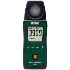 Light Meters; Compatible Lighting: UV AB; Maximum Measurement: 40 mW/cm¬≤; Minimum Measurement: 0.01 mW/cm¬≤; Accuracy: ¬±5%; Sensor Type: Remote; Display Type: LCD; Memory Type: No Memory; Overall Length: 5.20