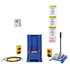 Dock Leveler Accessories; Type: Trailer Lock System; For Use With: Loading Dock Equipment; Control Type: Hydraulic Hand Pump; Additional Information: 22500 lb/ft Draw Pull Shear Strength