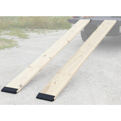 Riser & Ramp Accessories; Type: Wooden Ramp; Includes: Rubber Bottom Tips, Two (2) Steel End Plates; Overall Length (Decimal Inch): 4.2500