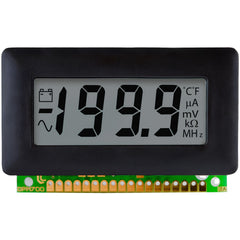 Panel Meters; Panel Meter Type: Panel Meter; Power Measurement Type: DC Voltmeter; Panel Meter Display Type: Digital LCD; Maximum Input Voltage: 14