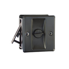 Lever Locksets; Lockset Type: Pocket Door Lock; Key Type: Less Core; Back Set: 2-3/4; Cylinder Type: Less Core; Material: Zinc; Door Thickness: 1 3/8 - 1 3/4; Finish: Matte Black