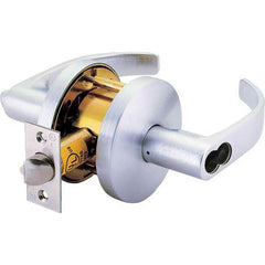 Lever Locksets; Lockset Type: Cylindrical Lock; Key Type: Less Core; Back Set: 2-3/4; Cylinder Type: Less Core; Material: Zinc; Door Thickness: 1 3/8 - 1 3/4; Finish: Satin Chrome