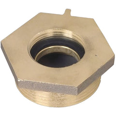 Brass & Chrome Pipe Fittings; Fitting Type: Female x Male Hex Nipple; Fitting Size: 3/4 x 1; End Connections: FGHT x MNPT; Material Grade: 360; Connection Type: Threaded; Pressure Rating (psi): 175; Fitting Shape: Straight; Thread Standard: GHT, NPT