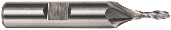 1-1/4" Diam, 1-5/8" Length of Cut, 2 Flute, High Speed Steel Spiral Flute Keyway End Mill