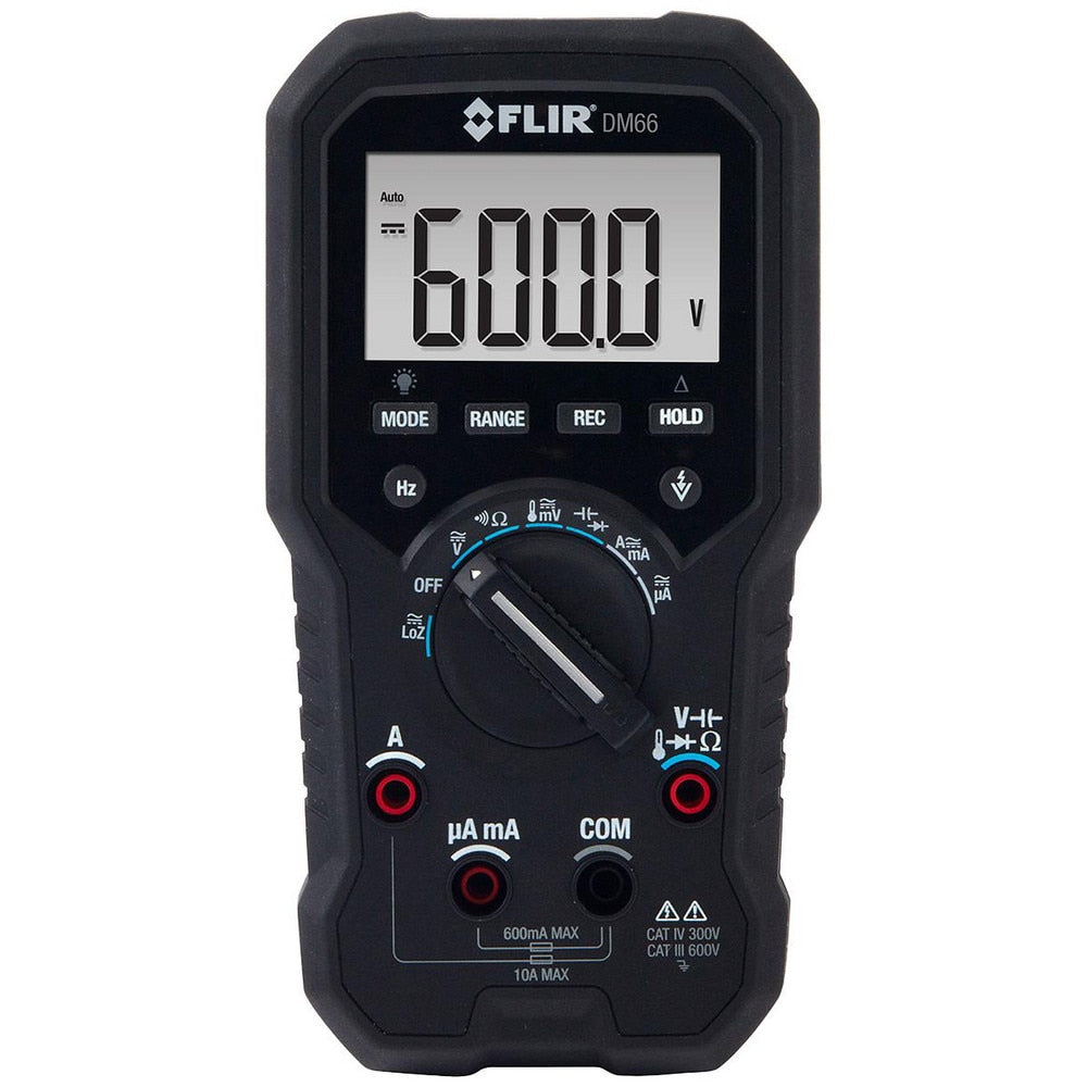 Multimeters; Multimeter Type: Digital; Measures: Amps, Resistance, Temperature, DC Voltage, Frequency, Capacitance, Continuity, AC Voltage, Diode Test; Maximum DC Voltage: 600; Maximum AC Voltage: 600; Maximum DC Current (A): 10; Maximum AC Current (A): 1